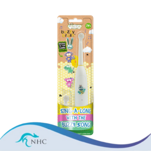 Jack N Jill Buzzy Brush Electric Musical Toothbrush with Replacement Heads 2pcs